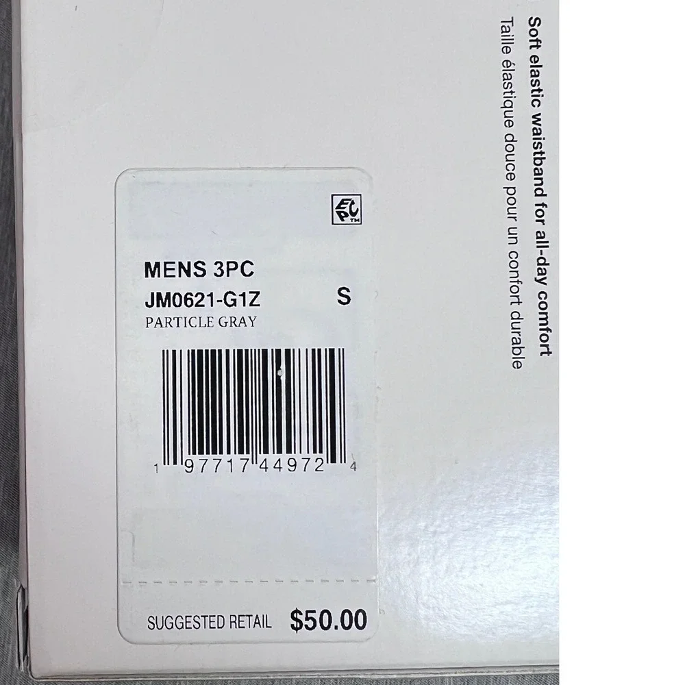Nike Jordan Flight Modal Boxer Briefs 3 Pack Mens Small Particle Gray JM0621-G1Z